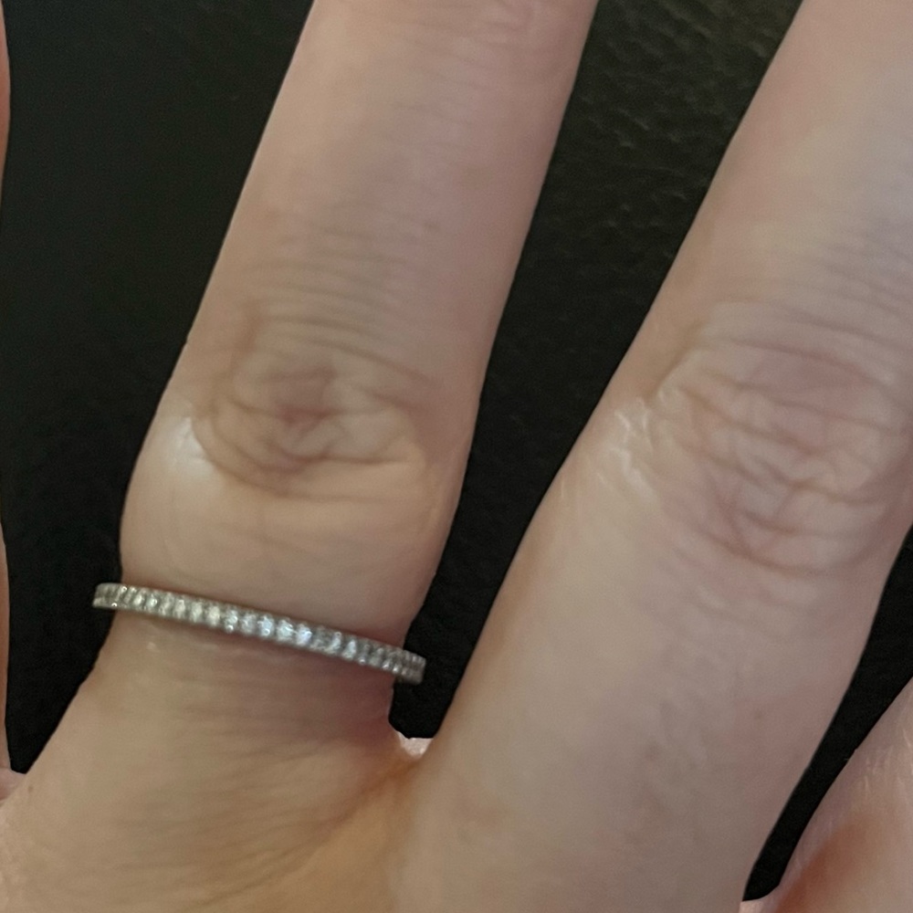 Tiffany & Co. Half Circle Diamond Band Ring